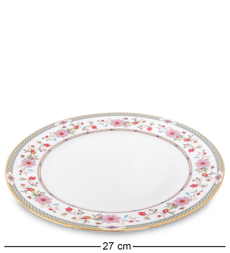 Чайный сервиз на 6 персон с тарелками Милано-Мариттима Pavone JK-209, фотография большой тарелки