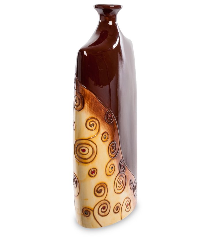 Ваза для цветов с узким горлышком Поцелуй Pavone JP-660/ 2, фотография сбоку