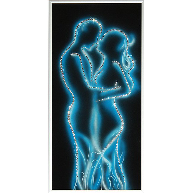 Картина Искра c кристаллами Swarovski