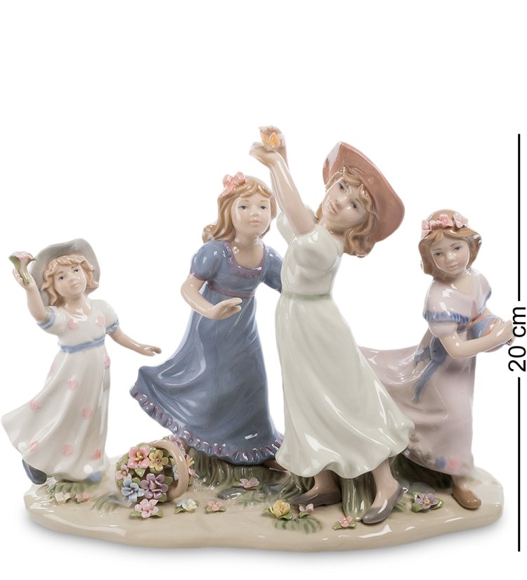 Статуэтка из керамики Подружки на прогулке Pavone CMS-20/28