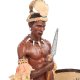 Статуэтка Африканский воин Veronese WS-729, портретный вид