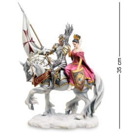 Статуэтка Рыцарь и его Дама сердца