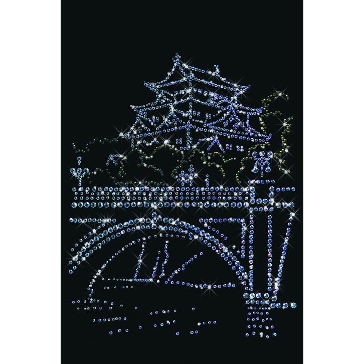 Картина Япония c кристаллами Swarovski