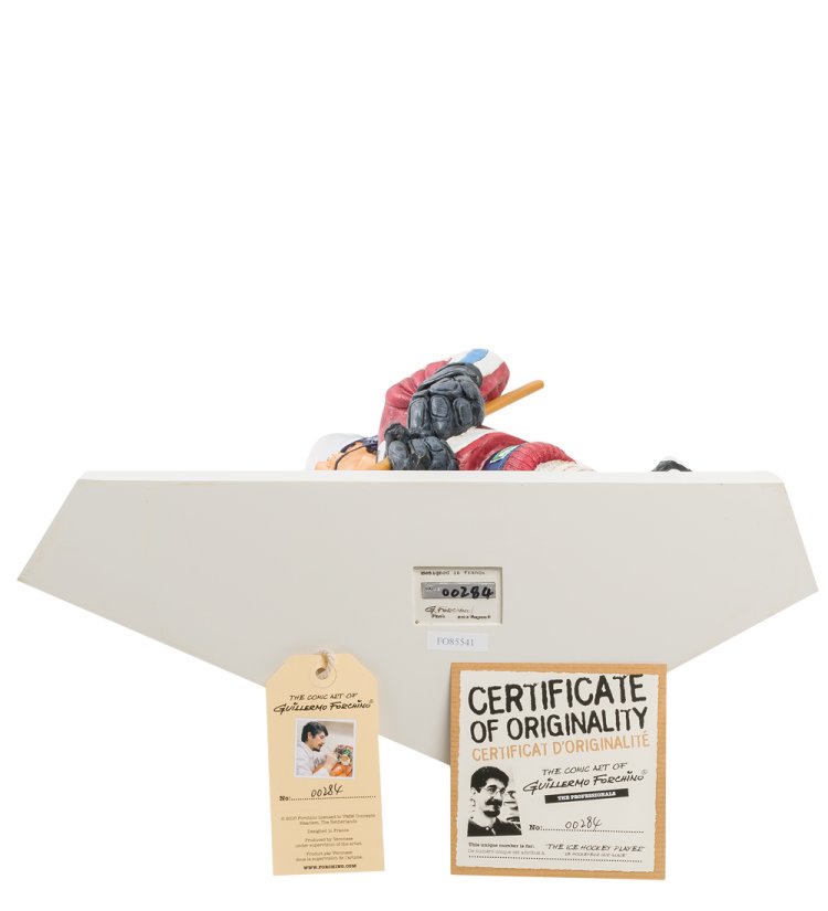 Статуэтка Хоккеист на льду - The Ice Hockey Player Forchino FO-85541, сертификаты
