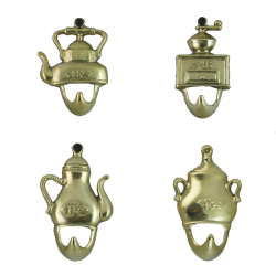 Набор кухонных крючков из латуни