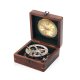 Компас с солнечными часами Gilbert & Sons, антик, фотография в коробочке