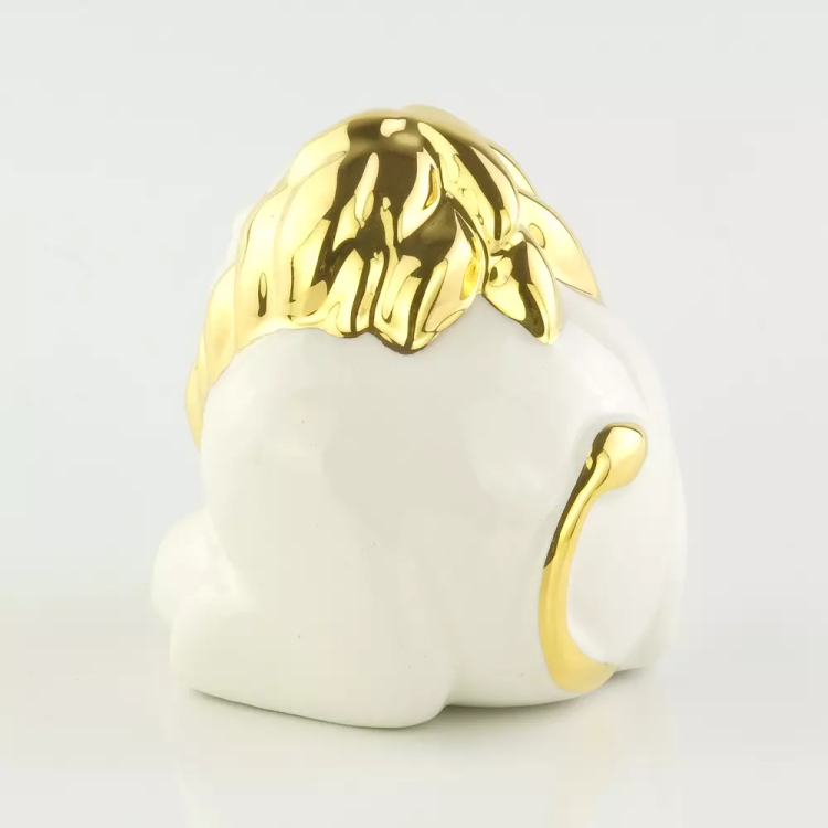 Статуэтка золотой львенок коллекция Giardino Migliore De Luxe 30142, оборотная сторона