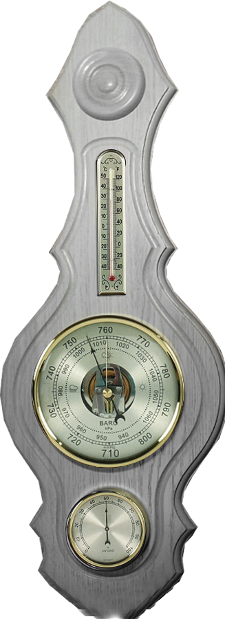 Погодная станция белая: Барометр, термометр и гигрометр Бриг М-74-Б-БД