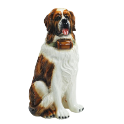 Статуэтка собаки Сенбернар в натуральную величину