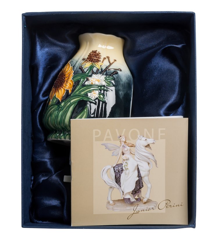 Ночной светильник из фарфора Колокольчик Pavone JP-18/18, фотография в упаковке