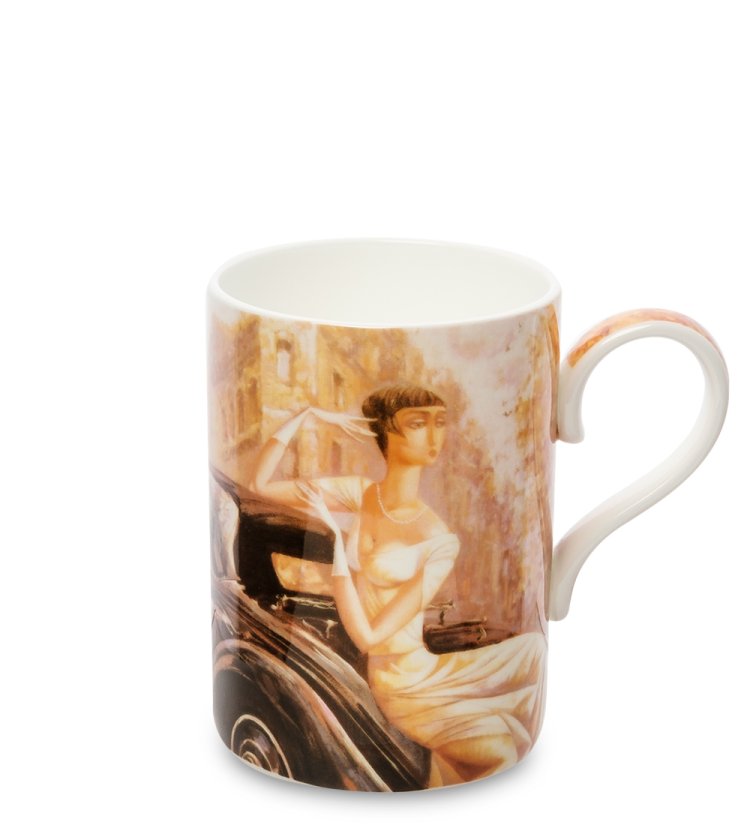 Кружка из фарфора Элегантная Нежность Pavone JK-291