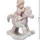 Статуэтка из фарфора Девочка на лошадке Pavone JP-36/16