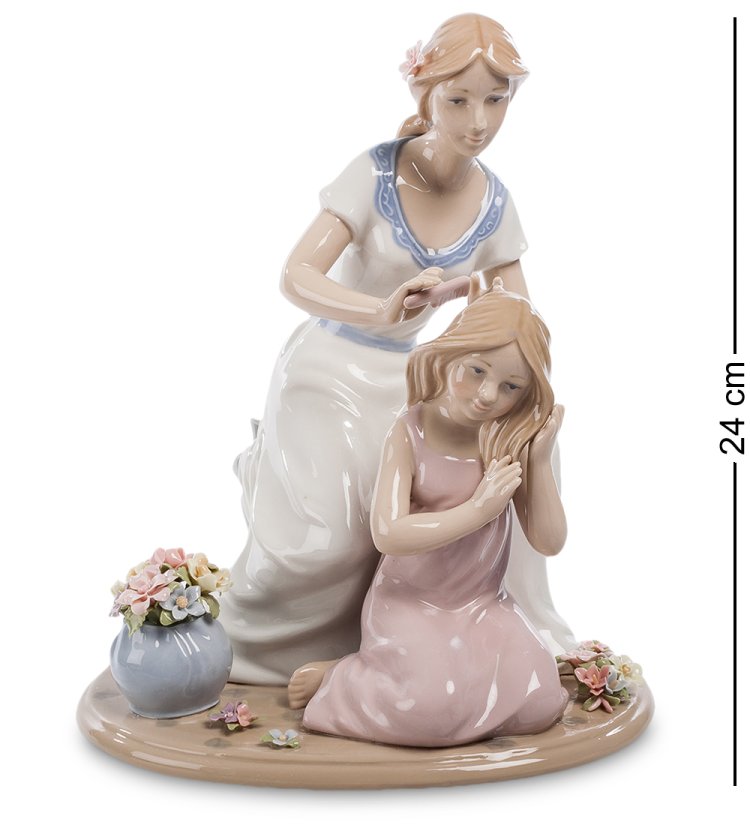 Статуэтка из керамики Мама с дочерью Pavone CMS-20/29