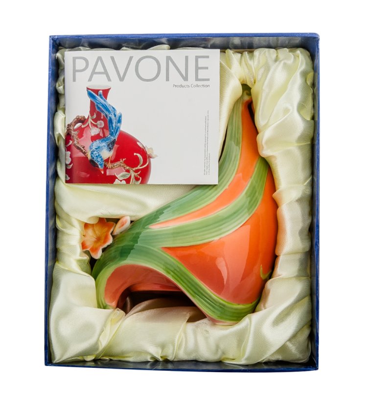 Подсвечник из фарфора Кливия Pavone FM-35/ 4, упаковочный вид