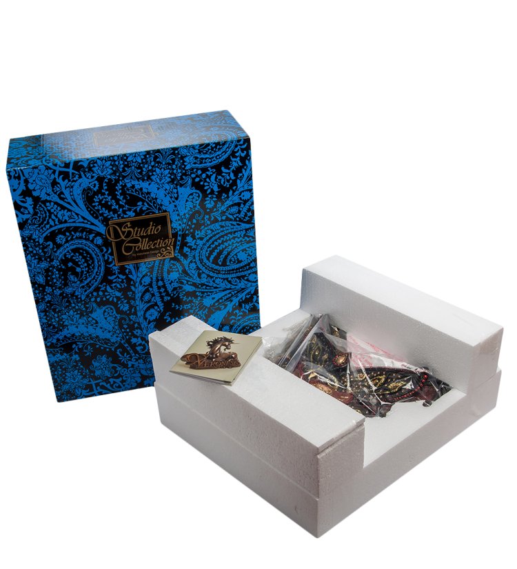 Венецианская маска Королевская Бабочка Veronese WS-358, упаковочный вид