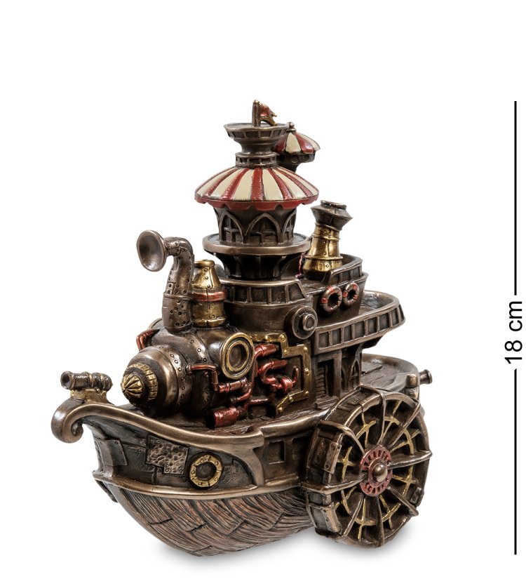 Статуэтка в стиле Стимпанк Veronese WS-908, оборотная сторона