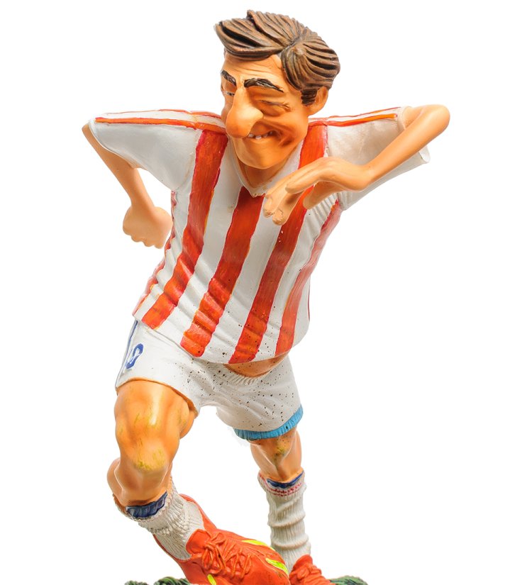 Фигурка Футболист на поле - The Football Player Forchino FO-84013, портретный вид