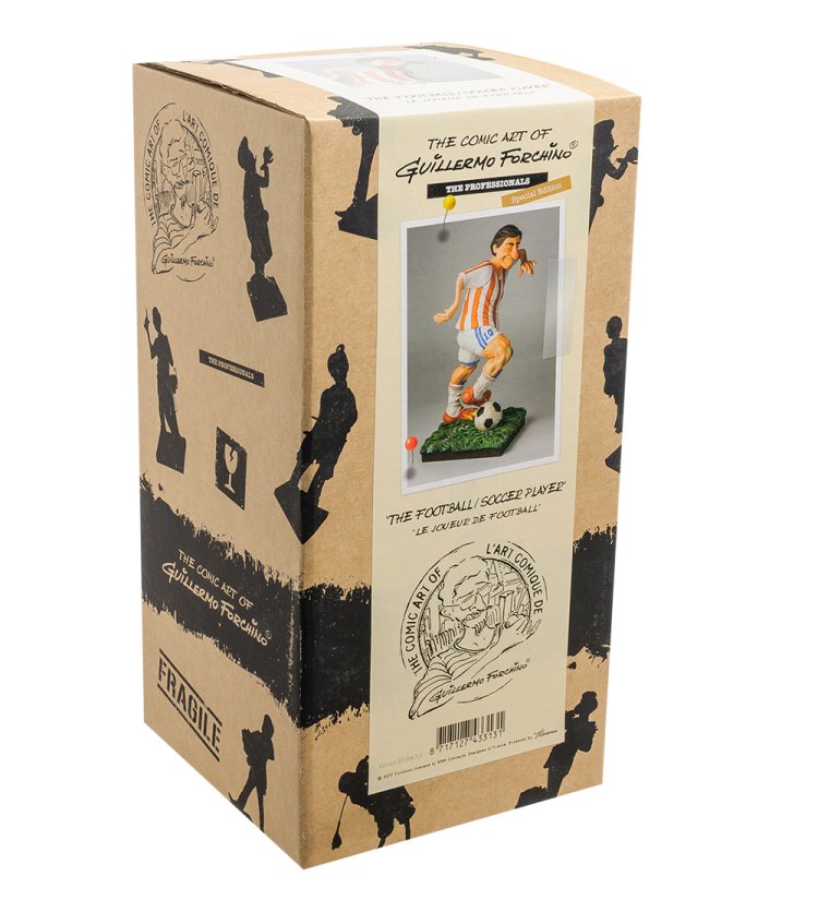 Фигурка Футболист на поле - The Football Player Forchino FO-84013, упаковка