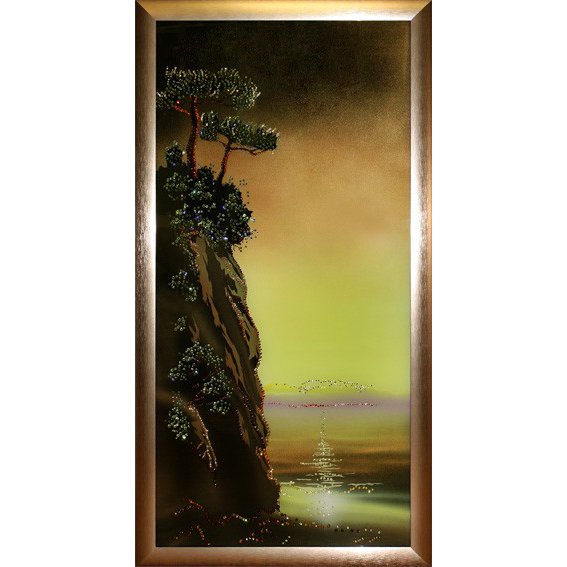 Картина Утес 2 c кристаллами Swarovski