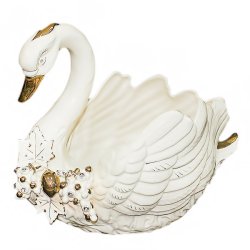 Ваза для фруктов Плывущий Лебедь