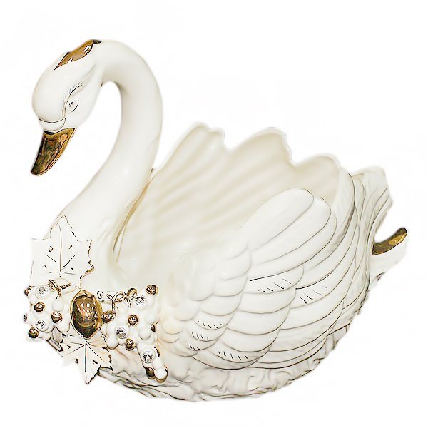 Ваза для фруктов Плывущий Лебедь Ceramiche Ferraro F 458