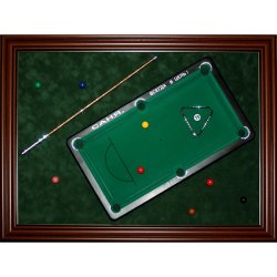 Картина Панно Бильярд c кристаллами Swarovski