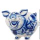 Копилка Свинья Голубая гжель ГЛ-286 
