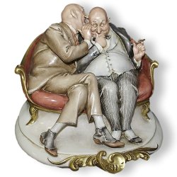 Фарфоровая статуэтка Композиция Шутка