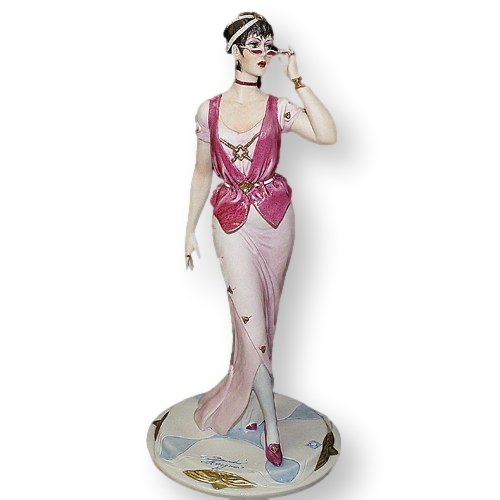 Статуэтка из фарфора Дама в очках