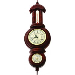 Настенные часы с метеостанцией: Барометр и Термометр