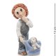 Статуэтка из фарфора Мальчик с собачкой в сумке Pavone CMS-28/ 1