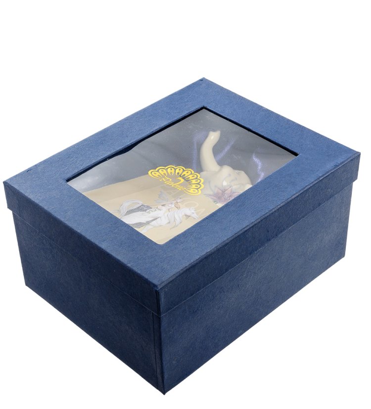 Ночной светильник из фарфора Слоненок Pavone JP-18/19, фотография коробки