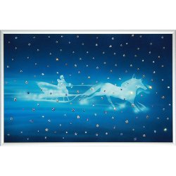 Картина Вьюга c кристаллами Swarovski