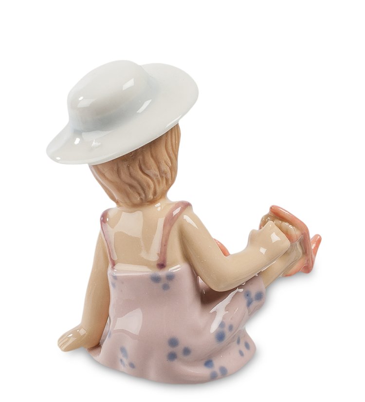 Керамическая фигурка Маленькая модница Pavone CMS-12/18, фотография со спины