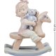 Фигурка из фарфора Девочка с игрушкой на лошадке Pavone JP-36/18