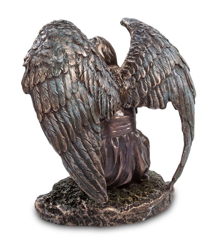 Статуэтка Ангел мира - Медный Глянец Veronese WS-169, оборотная сторона