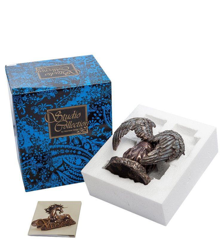 Статуэтка Ангел мира - Медный Глянец Veronese WS-169, упаковочный вид