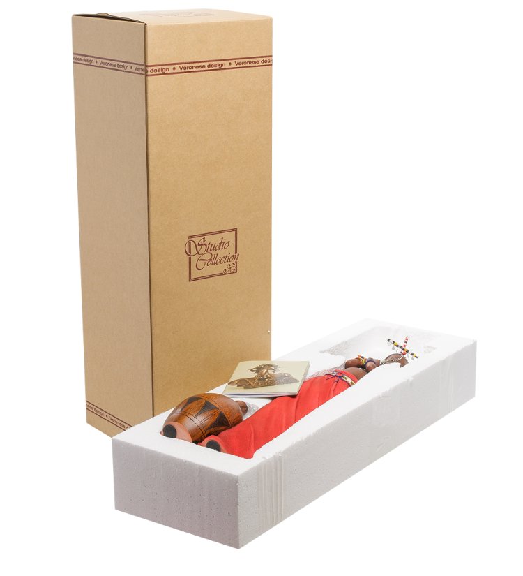 Статуэтка Девушка племени Масаи Veronese WS-730, упаковочный вид