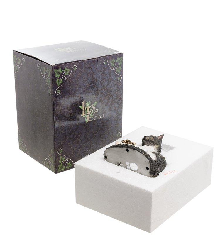 Статуэтка Кот с песочными часами - Лиза Паркер Veronese WS-842, упаковочный вид