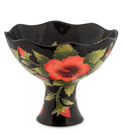 Ваза для фруктов из керамики Гибискус