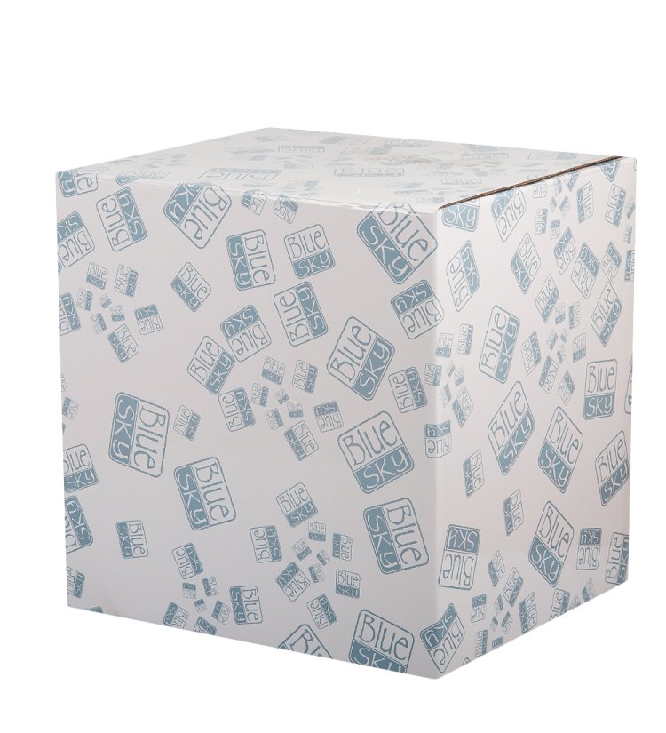 Ваза для фруктов из керамики Гибискус Blue Sky BS-123, фотография коробки