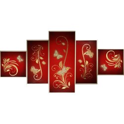 Картина Композиция Лето c кристаллами Swarovski