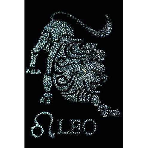 Картина Лев c кристаллами Swarovski