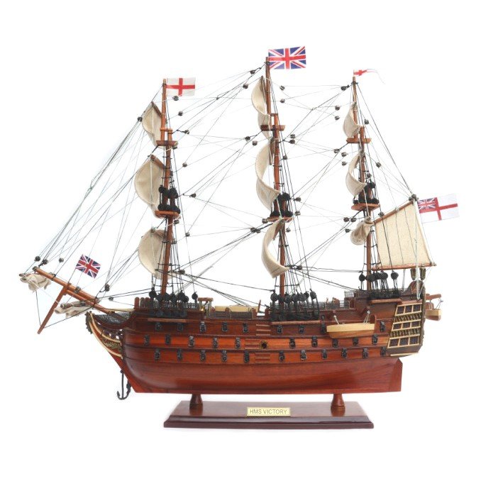 Модель корабля из дерева HMS Victory (Виктори) 50 см TS-0001-W-40