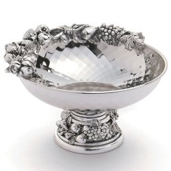 Ваза для фруктов Diamant, серебряная