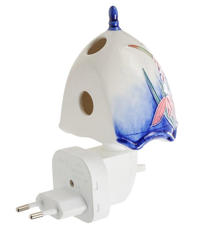 Ночной светильник из фарфора Элегия Pavone JP-18/22, фотография сбоку