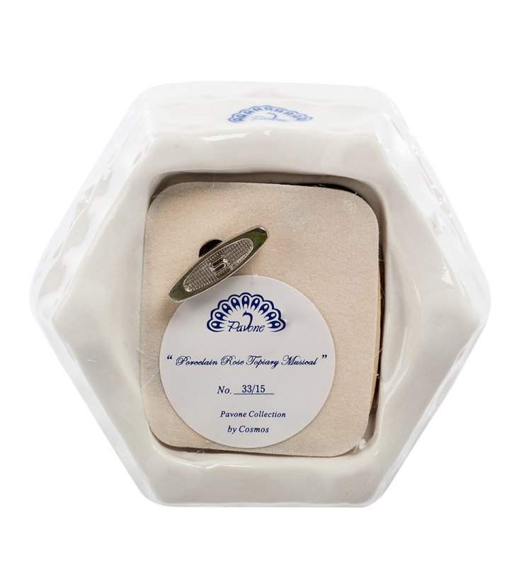 Музыкальная статуэтка Букет красных роз Pavone CMS-33/15, фотография снизу