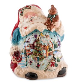 Подсвечник из фарфора Дед Мороз
