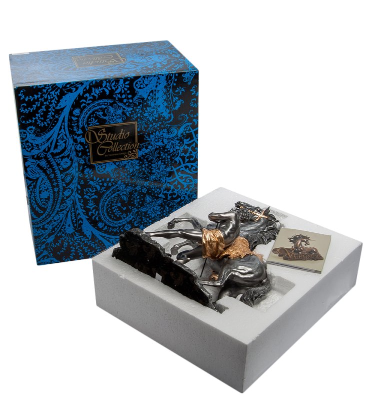 Статуэтка Конь Марли - Гийом Кусту Veronese WS-76, упаковочный вид