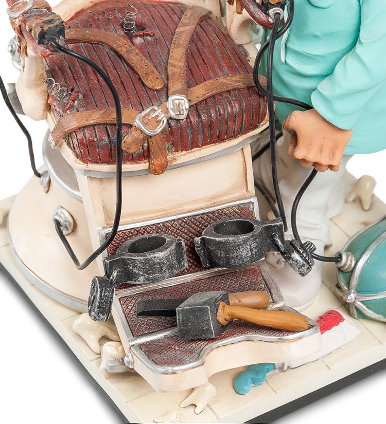 Статуэтка Стоматолог с белыми зубами The Comical World of Stratford STD-13, увеличенный вид деталей